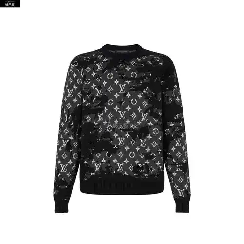 【包邮包税】 lv路易威登 21年春夏 男士 针织衫 monogram 做旧效果