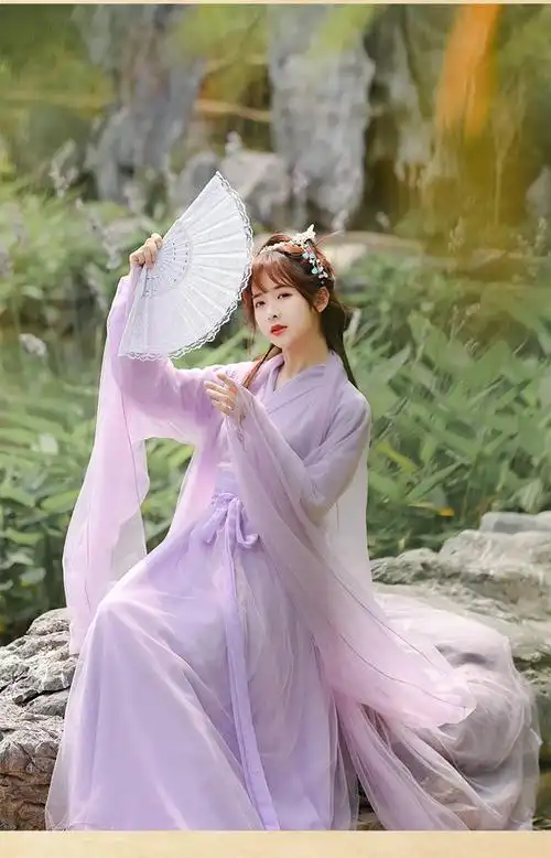 原创设计brangdy舒适优美汉服古装女汉服飘逸超仙套装日常改良仙侠装