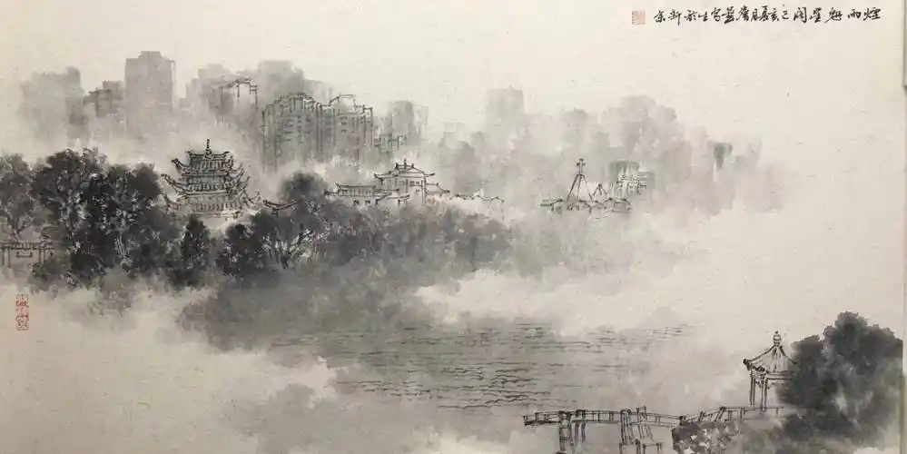 50岁詹艺在山水画界的逆袭