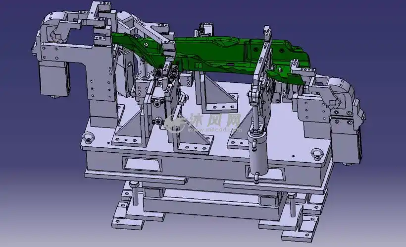 汽车纵梁焊接夹具