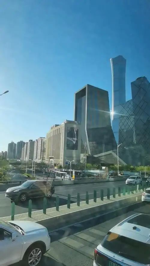 大北京早晨国贸街景