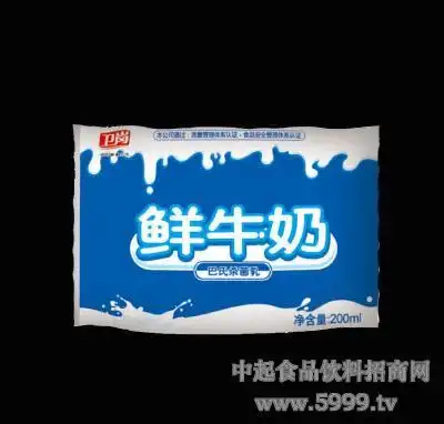 卫岗袋装鲜牛奶200ml