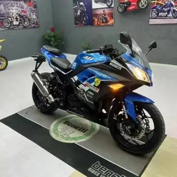 二手川崎款小忍者摩托车250cc双缸水冷400cc地平线燃油摩托车跑车