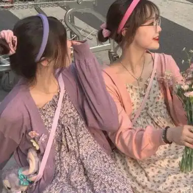 ins高级小众女闺蜜头像