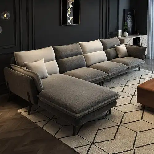 掌上明珠布艺沙发大小户型沙发客厅客厅组合套装沙发简约现代经济型sf