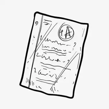 卡通记事本简笔画