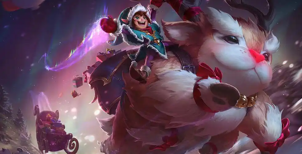 lol手游努努雪人皮肤效果展示_英雄联盟手游努努雪人皮肤大全_求知