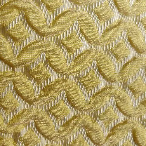 厂家厚款凹凸立体色织提花布几何肌理挺括感骨感女装裙子裤子面料