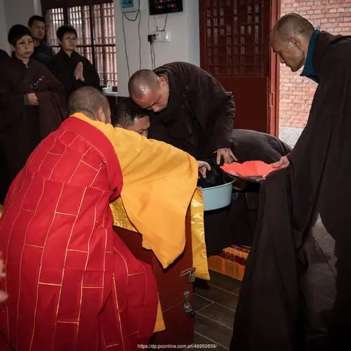 佛缘之石佛寺宗法法师出家剃度现场
