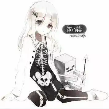 我的世界q版怪物简笔画娘化