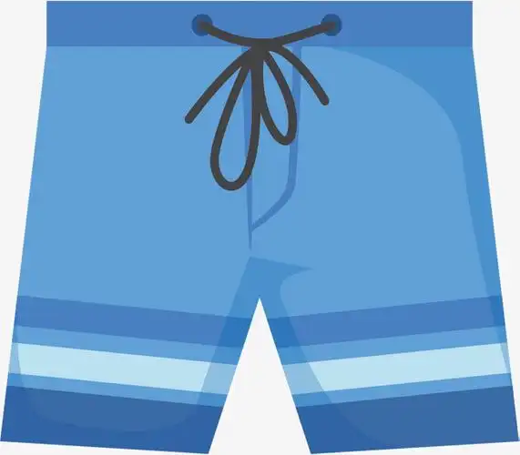 大裤衩卡通短裤矢量图下载