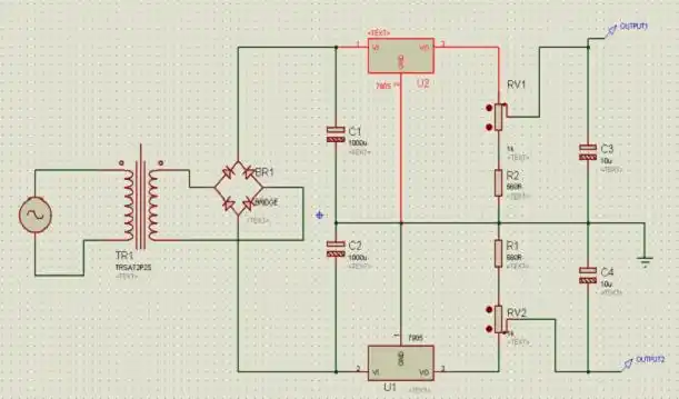 求将220交流电转换为5v直流电的电路图?_百度知道