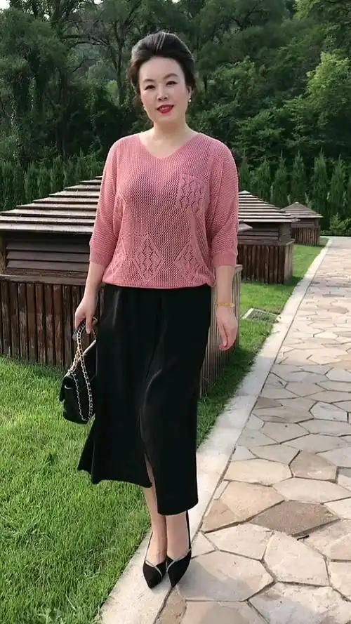 夏季穿搭中年女装微胖穿搭分享