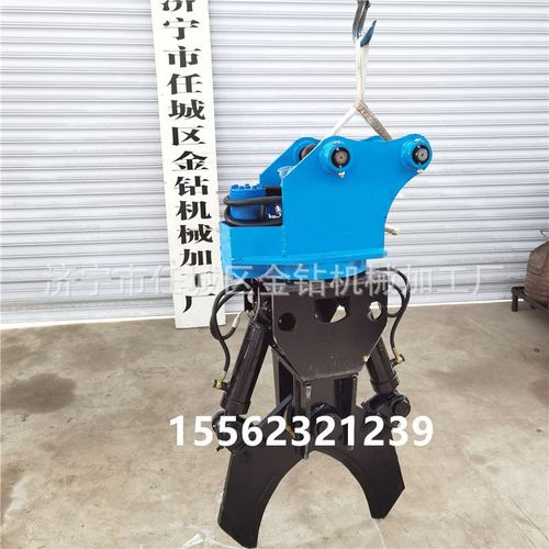 爆品75挖机砍竹机 挖机液压树枝剪 竹子剪切收割机 小树枝修剪品