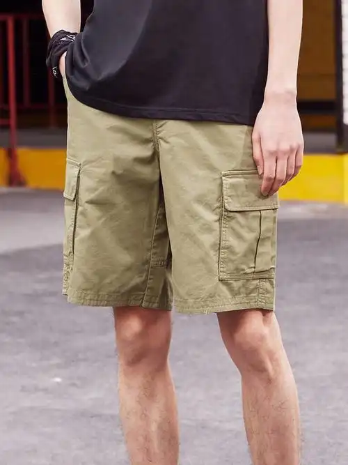 metersbonwe美特斯邦威100140男士工装短裤