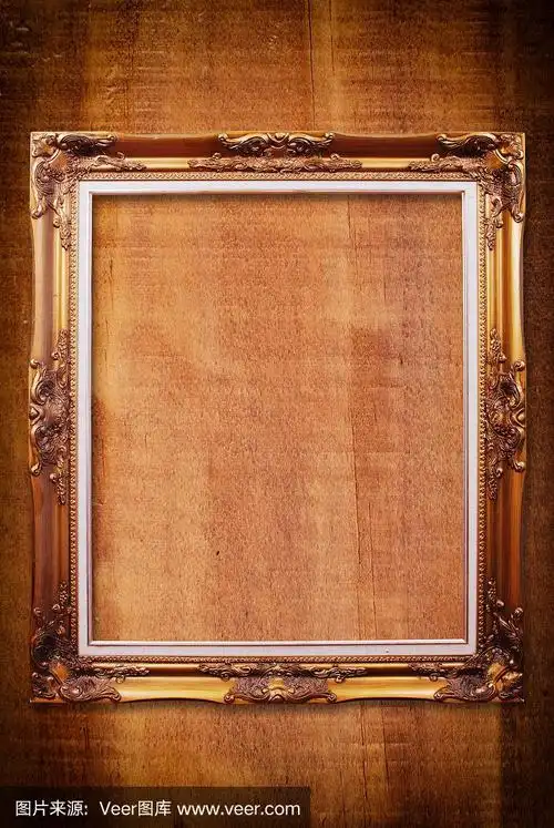 木材纹理的自然相框.