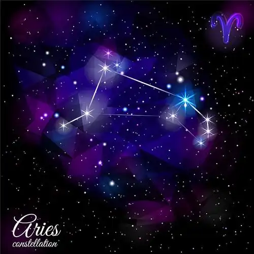 黄道十二宫白羊座图片素材