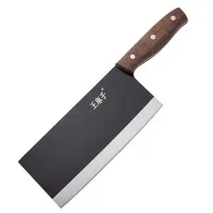 正品王麻子菜肉刀锻打刀碳钢厨刀厨师刀厨房刀具切肉菜片刀包邮