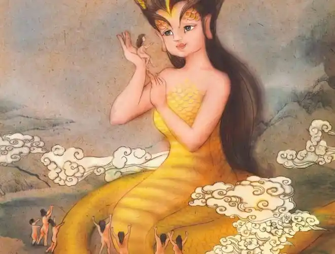 女娲伏羲图好恐怖 女娲伏羲手中的规矩-大连号