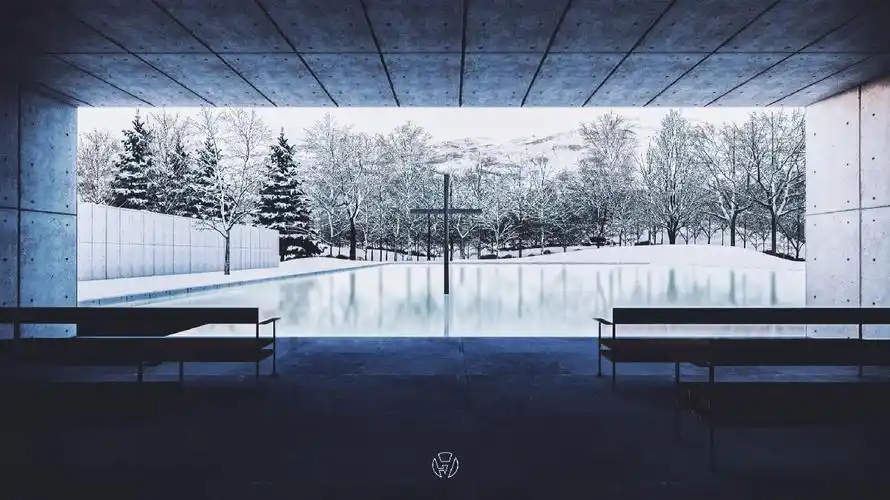 新手水之教堂效果图练习