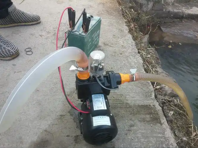 12v24v48v60v直流自吸泵农用抽水机高扬程大流量电动车船自吸水泵