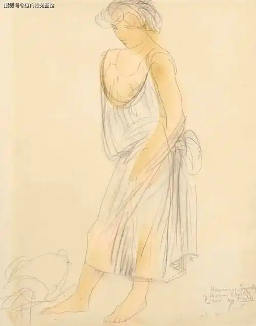 校苑画室 | 罗丹素描手稿 | 要彻底桀骜的真实,要毫不踌躇的表白_艺术