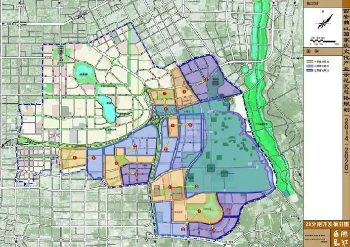 图文西安曲江新区最新总体规划图示20142020