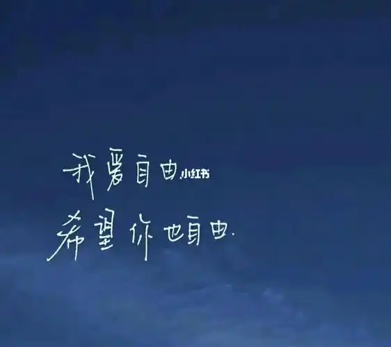 我爱自由希望你也自由