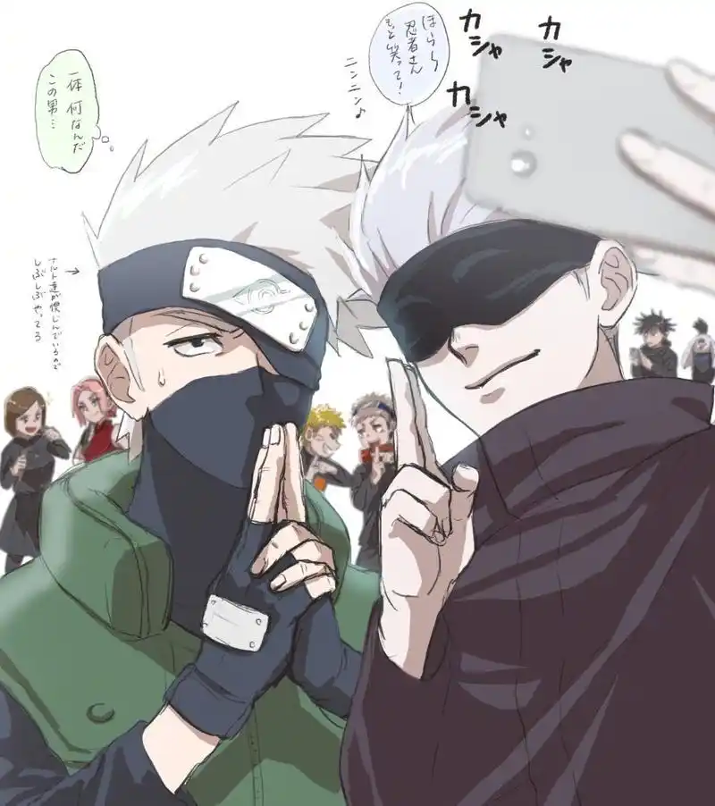 当卡卡西和五条悟同框,两个人,一只眼睛一个鼻子一张嘴_手机搜狐网