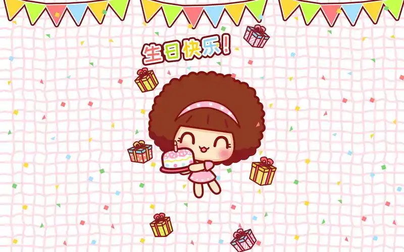 摩丝摩丝电脑壁纸～摩丝摩丝生日快乐4