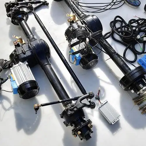 前后驱动重型套装定制电动四轮车配件 前后桥总成重型转向驱动