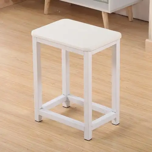 钢木小方凳简约椅子凳子加厚宿舍学生培训简易方凳餐凳彩色家用凳子高