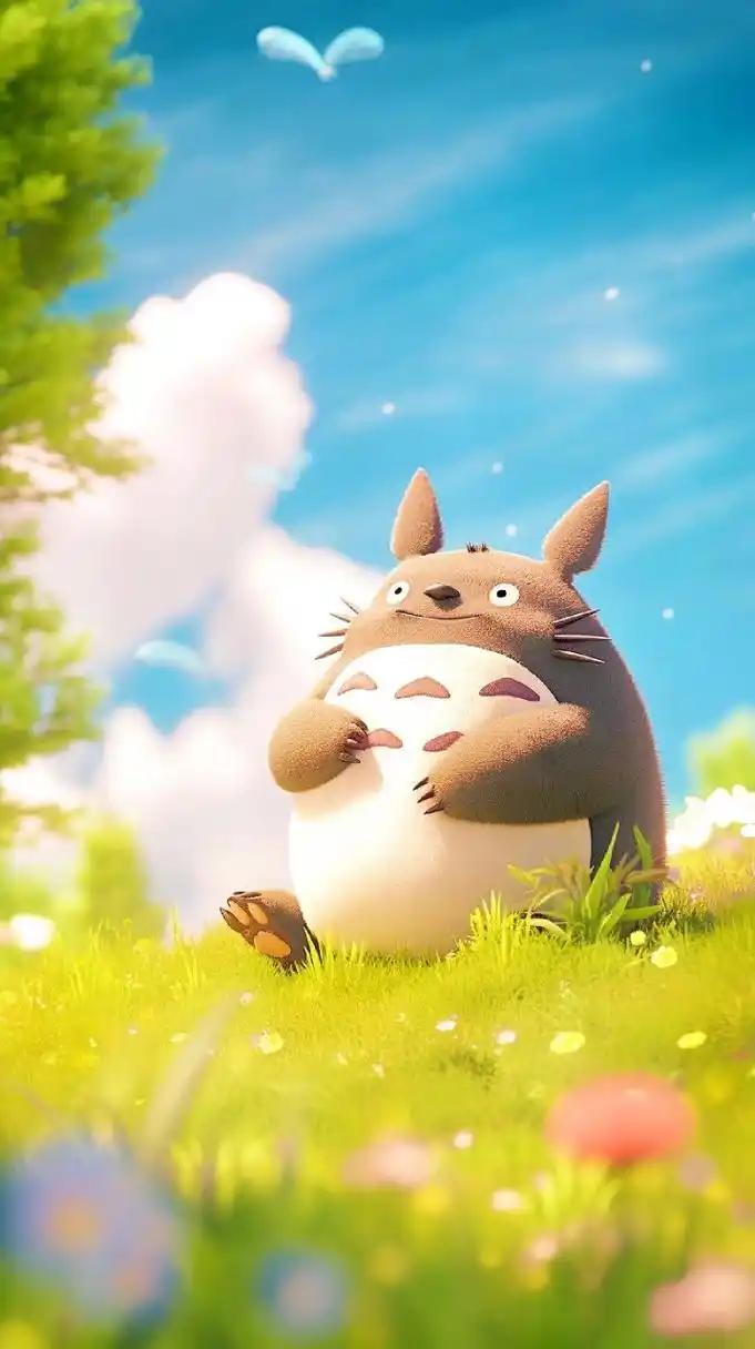 可爱的龙猫|宫崎骏的治愈系龙猫壁纸头像 可爱治愈的龙猫壁纸