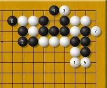 围棋中的大雪崩定式