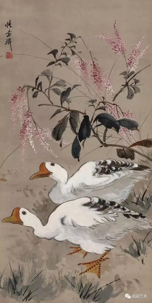 现代名家:张书旗花鸟作品欣赏 1