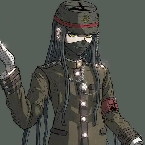 《弹丸论破》真宫寺是清,很多人评其为v3唯一一个纯黑人物,头像