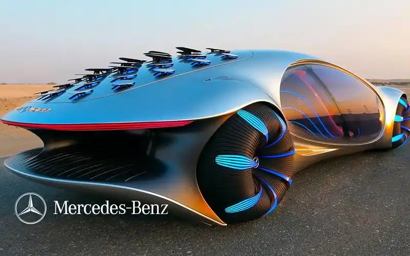 最疯狂的概念车 奔驰x 阿凡达=vision avtr 科幻度爆表了!