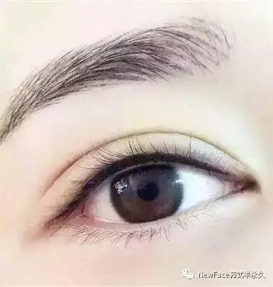 韩式定妆眉图片好看