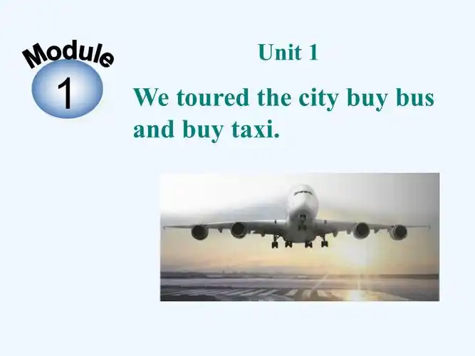 外研版九年级英语下册module1unit1wetouredthecitybybusandbytaxi