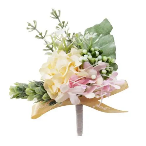 香槟色新郎新娘结婚胸花伴郎伴娘襟花新款高档胸花