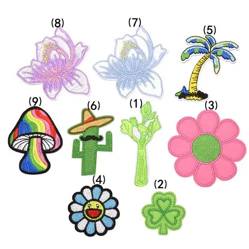 可爱卡通儿童衣服装饰刺绣花布贴补丁贴花小号熨烫牛仔裤子修补洞