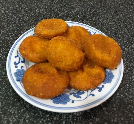 煎炸脆皮南瓜饼