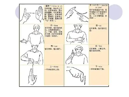 日常手语学习ppt