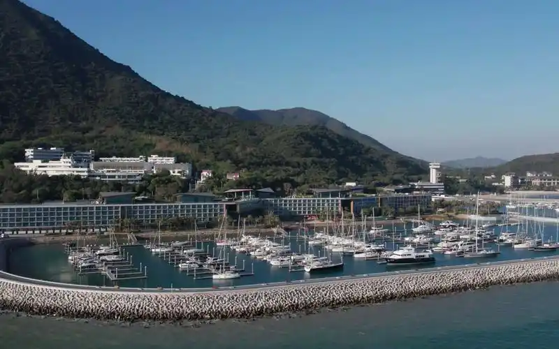 深圳南澳游艇会航拍