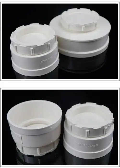 加厚排水管外插堵头pvc清扫口堵帽 75检查口配件大口径50/110/315