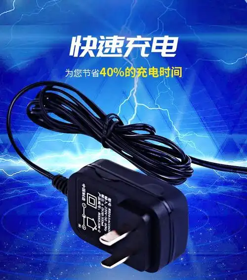 电子秤充电器圆孔6v通用型台秤电子称充电线圆头冲电器配件6v普通款12