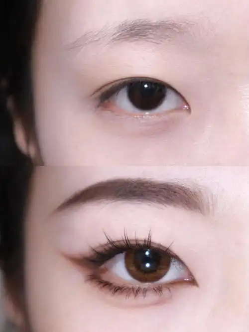 内双氛围感眼妆眼睑下至眼线画法三倍大眼