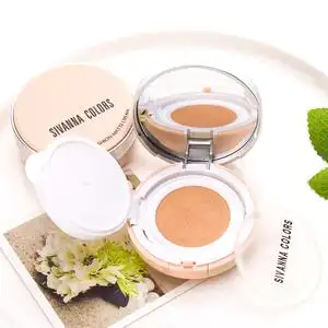 泰国sivanna思薇娜硅胶气垫粉底液12g bb粉底膏硅胶粉扑 遮瑕保湿