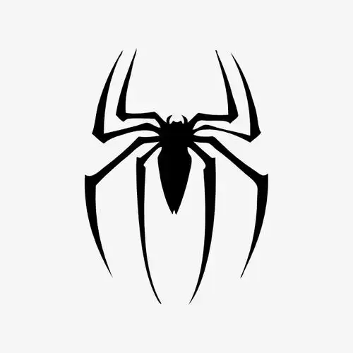 矢量蜘蛛剪影