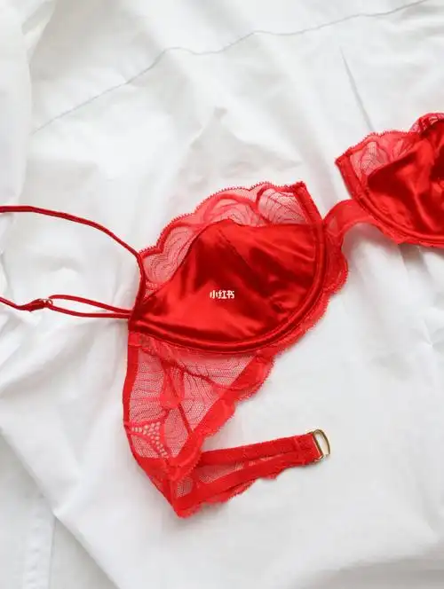 真丝内衣绝美正红光泽感桑蚕丝超薄文胸
